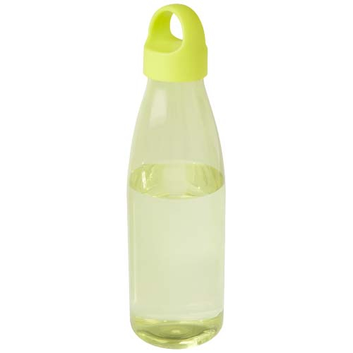 Bouteille publicitaire 800ml en plastique recyclé Bergen Citron vert